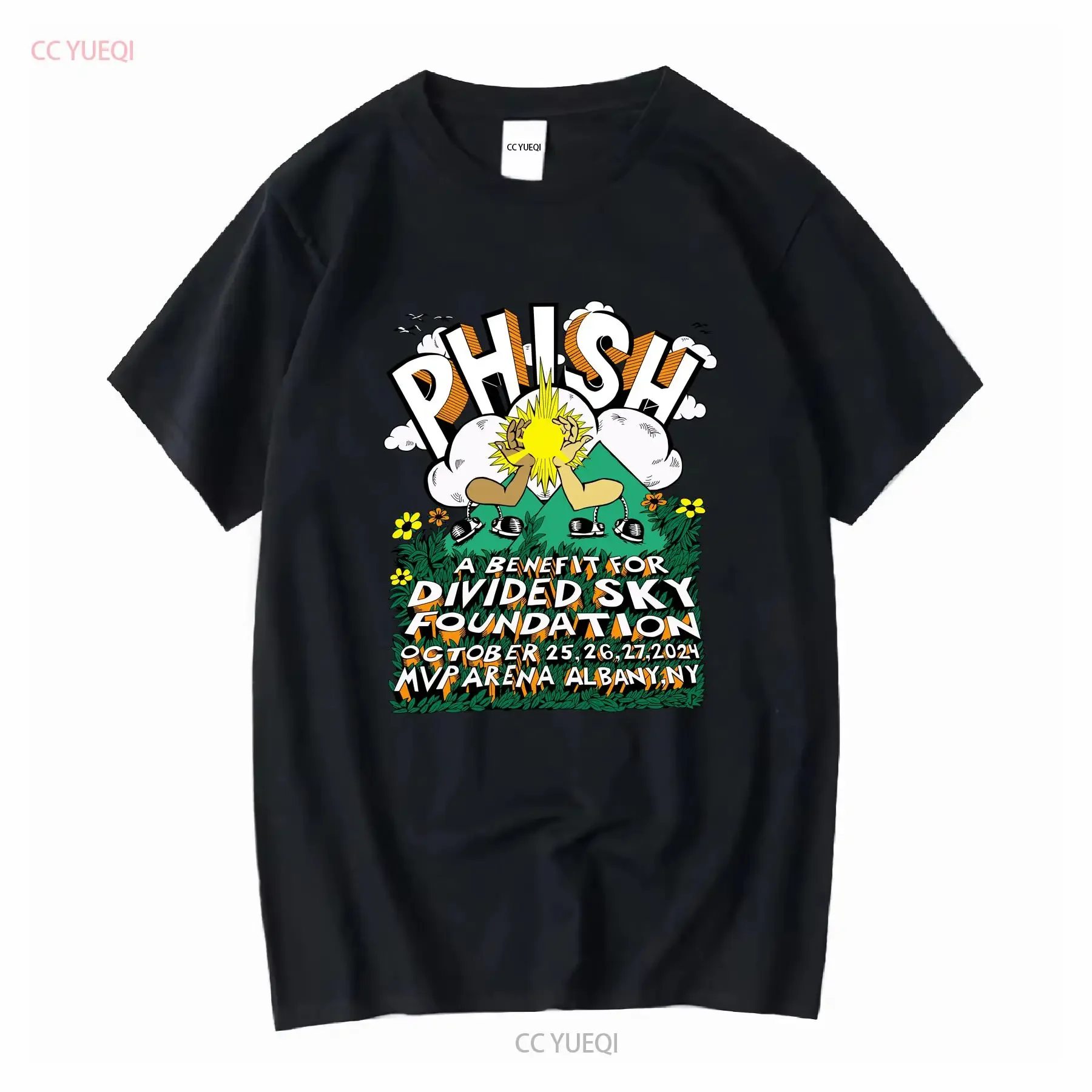 Tour T Shirt Phish In Albany NY On October 25 27 2024  vintage Washed Slightly Stylish Breathable fashion Versatile streetwear