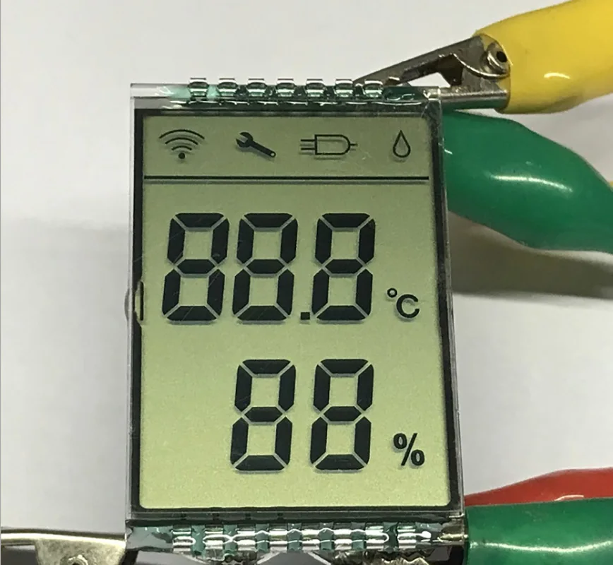 Écran LCD graphique FPC, écran bleu, code blanc, technologie LCD, 2.7-5V, stock fabricant, nouveau