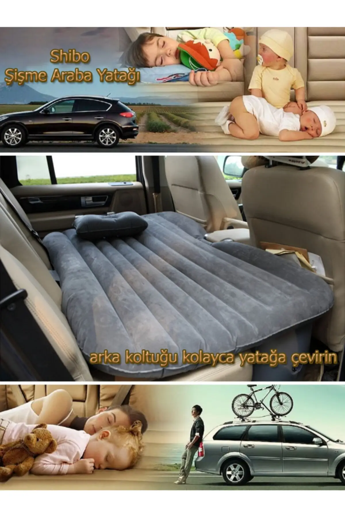 Cama inflável para carro