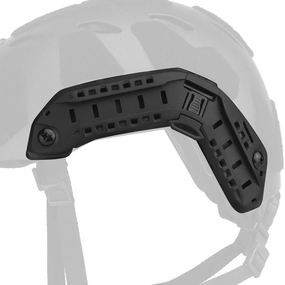 Double Layers Upgrade Helmet Mount Rail Kit For FAST High Cut Helmet Tactical Mask Clamp Hole