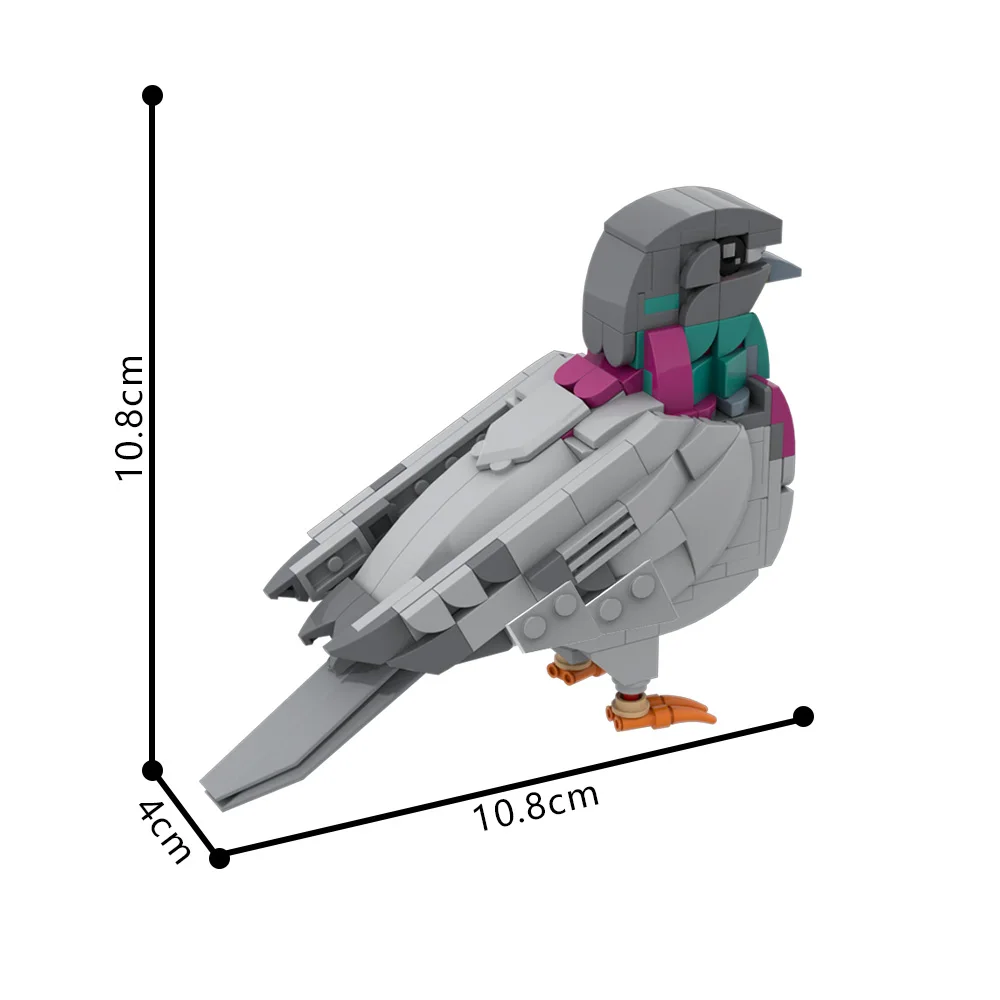 MOC Raven Model Bouwstenen Sets Slimme Raven Zwarte Vogel 3D Huisdecoratie Steentjes STEM Speelgoed Volwassenen Valentijnsdag Cadeau