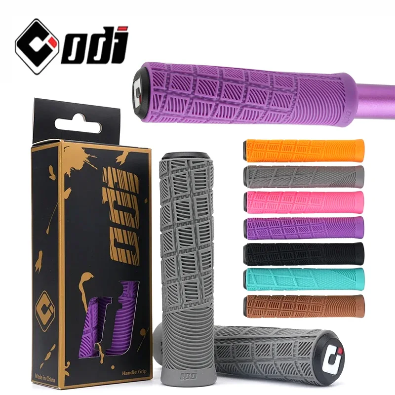 1pair MTB Silicone Bicycle Handlebar Grips Mountain Bike Grips BMX Fixie Bike Soft Grips Shockproof Cycling Parts Accessories
