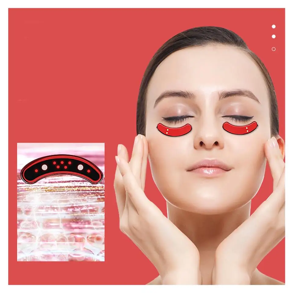 Mini Eye Beauty Device EMS Micro Current Eye Massager Anti Aging Dark Circle rimozione delle rughe terapia di riscaldamento strumento per la cura degli occhi