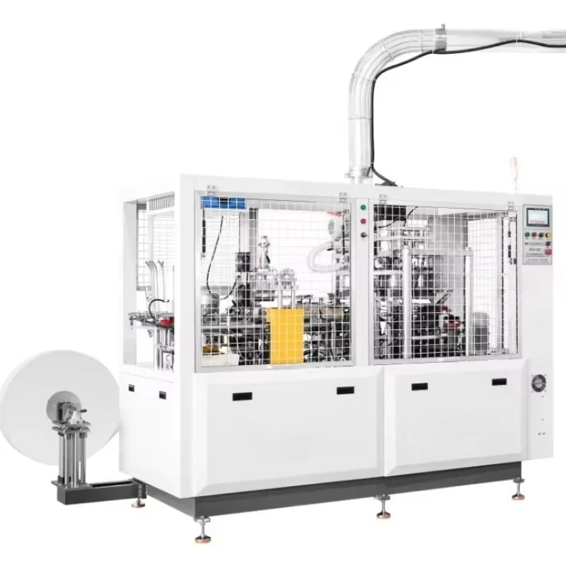 Smooth Paper Feeding Photoelectric Detection Servo Motor System Direct Bottom Feeding 90-100 Pcs Paper Cup Forming Machine