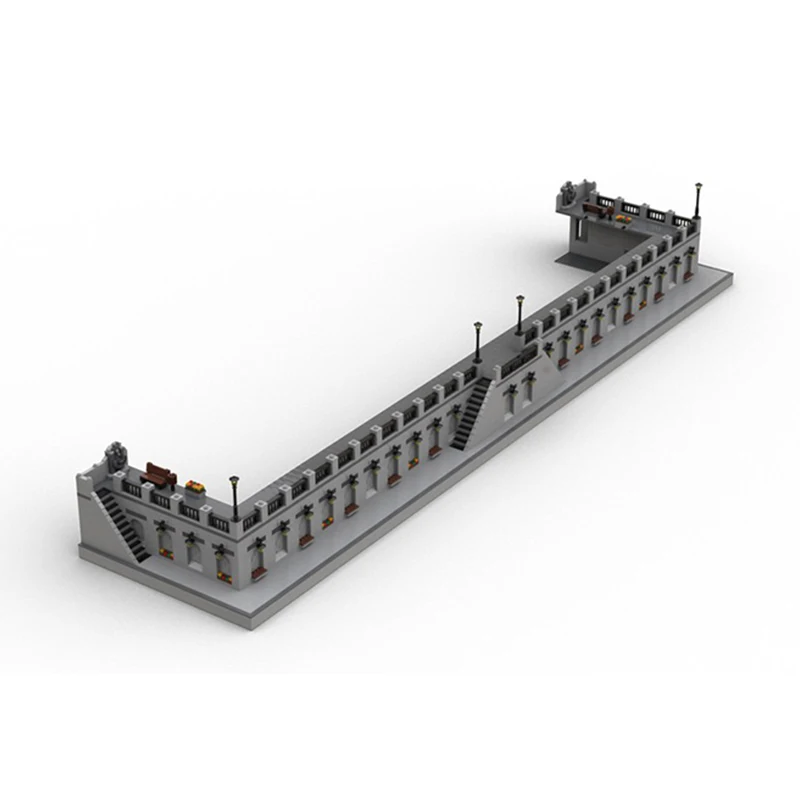 Ensemble complet de promenade parisienne modulaire, 3725 pièces, MOC, Style français, éducation de rue, blocs de construction, jouets d'anniversaire, cadeau