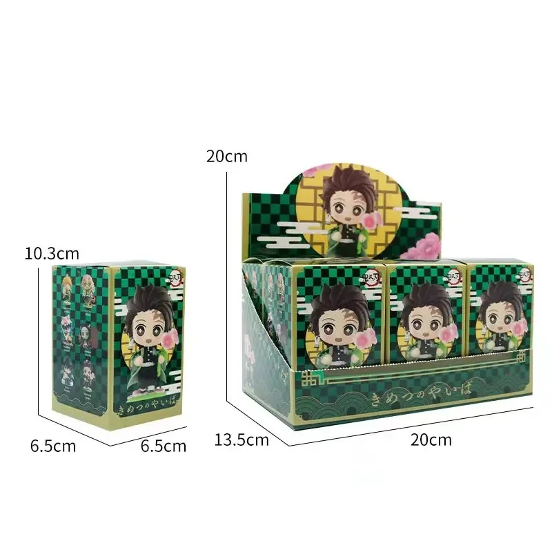 Figurka Tanjiro Kamado Nezuko Anime Cartoon Blind Box Kreatywna Personalizowana Kolekcjonerska Statuetka Model Ozdoba Prezent Niespodzianka