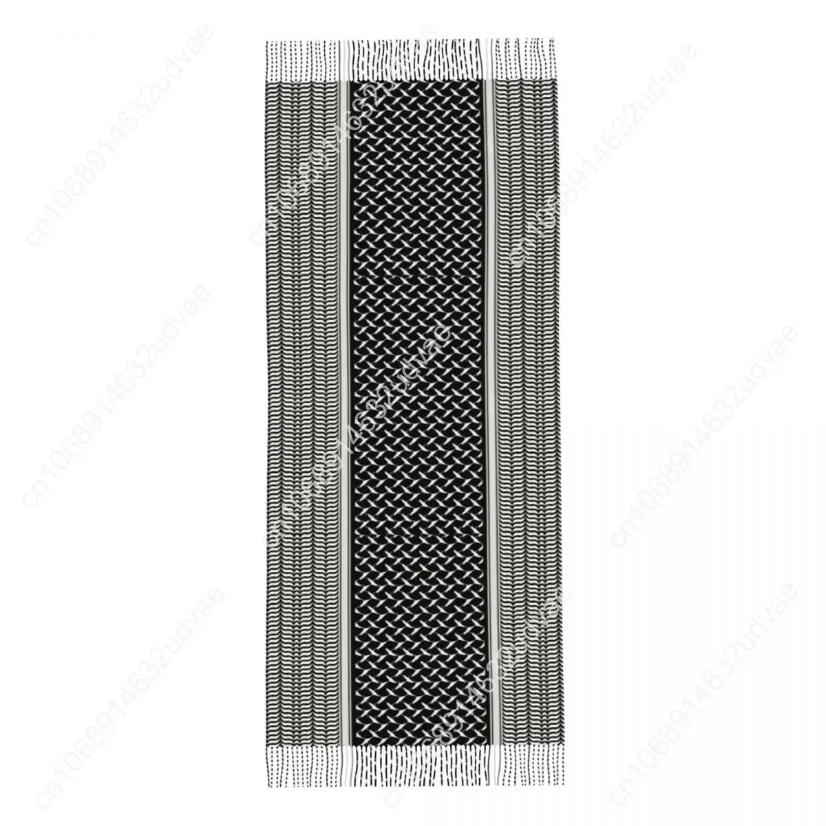 Arabe Kufiya Hatta traditionnel Keffiyeh motif écharpe pour les femmes automne hiver châle Wrap longue grand châle écharpe pour robe de soirée