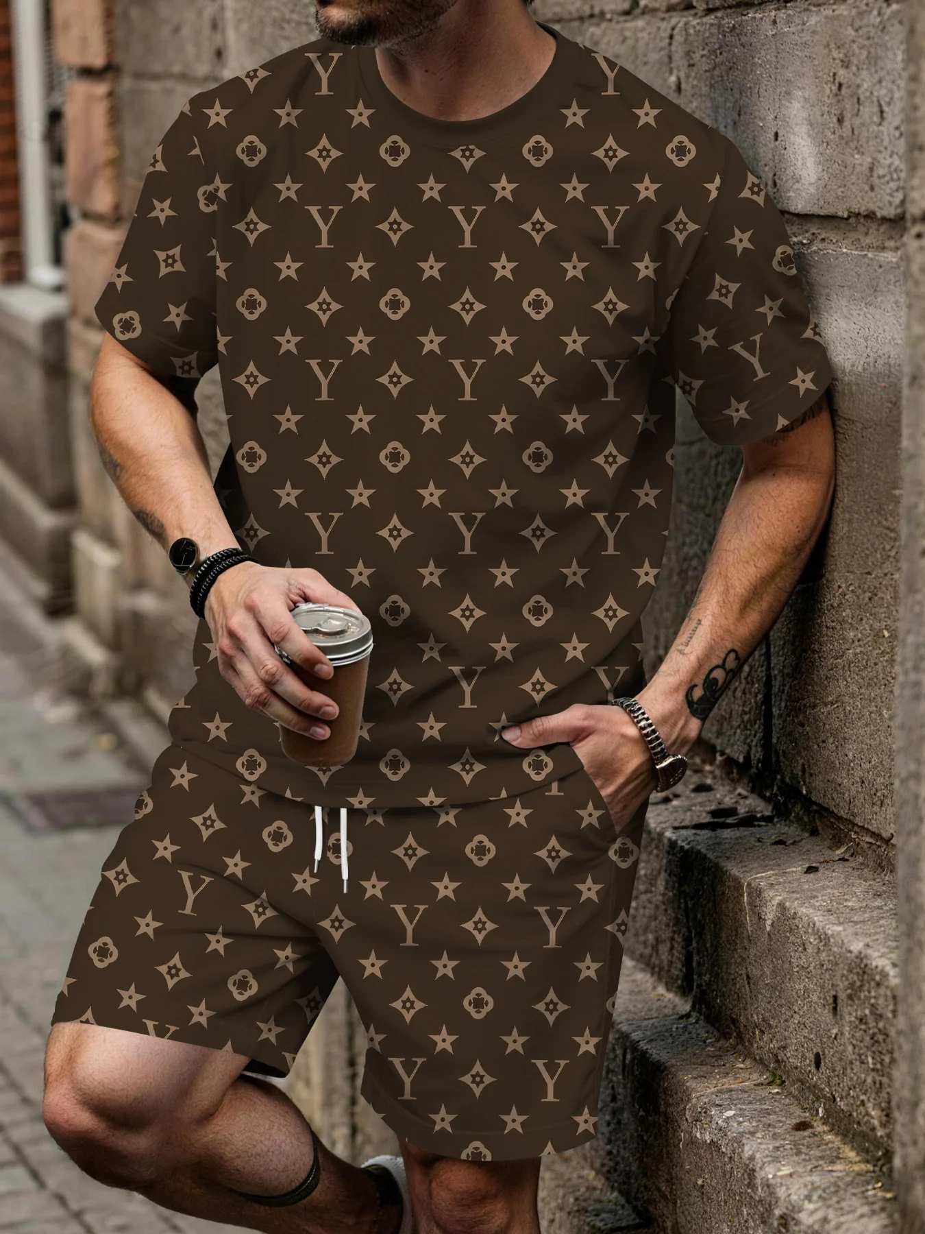 Summer Hot Selling Personalized Style Printed Fashion Personalized Adult and Children Quick Drying Sports Casual Comfort Set
