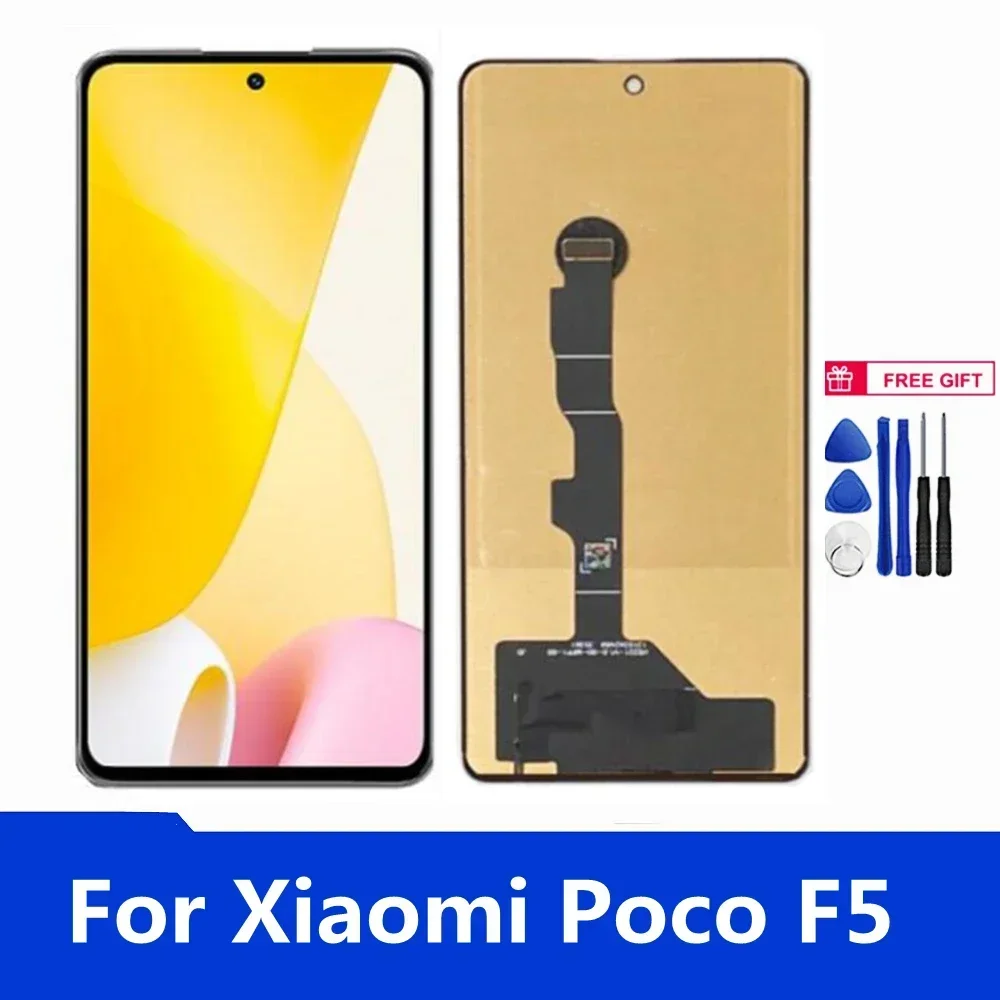 

6.67" TFT For Xiaomi Poco F5 LCD Display Touch Screen Digitizer Assembly Replacement For Poco F5 23049PCD8G lcd