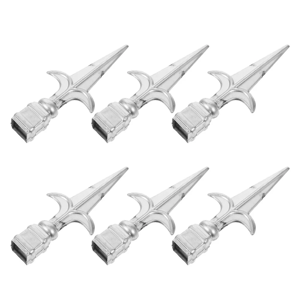 أغلفة أحواض للأسوار ، أغلفة أعمدة رأس الحربة ، أكسسوارات الشرفة ، أسطح مثلثة ، 6 ins