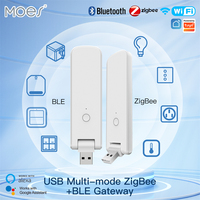 MOES Tuya Smart USB Multi-mode Gateway Bluetooth+ZigBee Wireless Hub Control Smart Home Control Compatible with Alexa GoogleHome