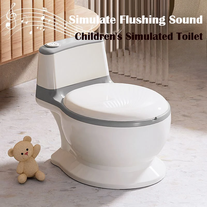 Children's Toilet Seat Baby Simulation Toilet Training Easy To Cleaning Kids Potty Seat for Girls Boys Kid Training Urine Toilet