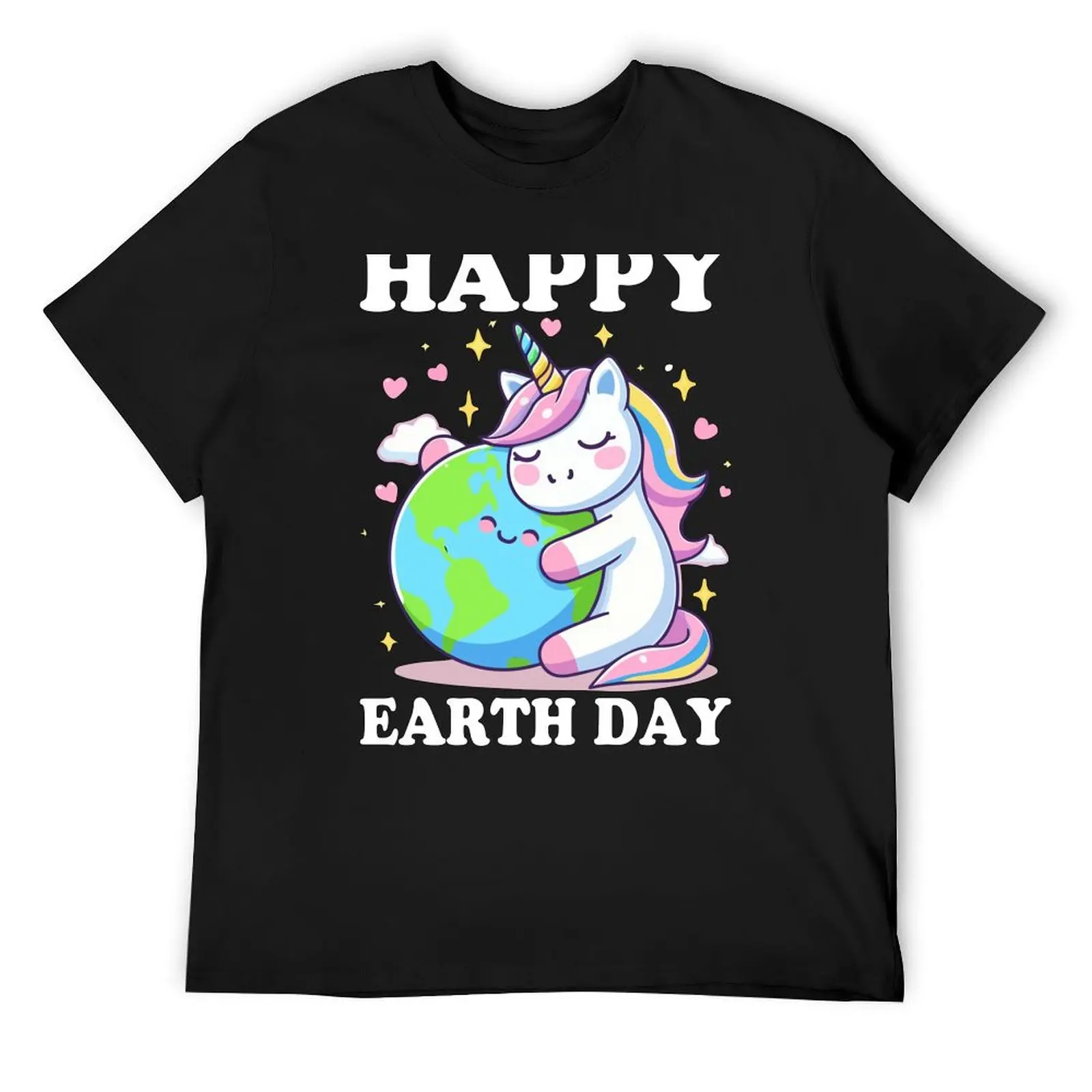 

Earth Day Unicorn Environmental Awareness Groovy Girls boys T-Shirt cute tops rapper graphic tees mens designer clothes