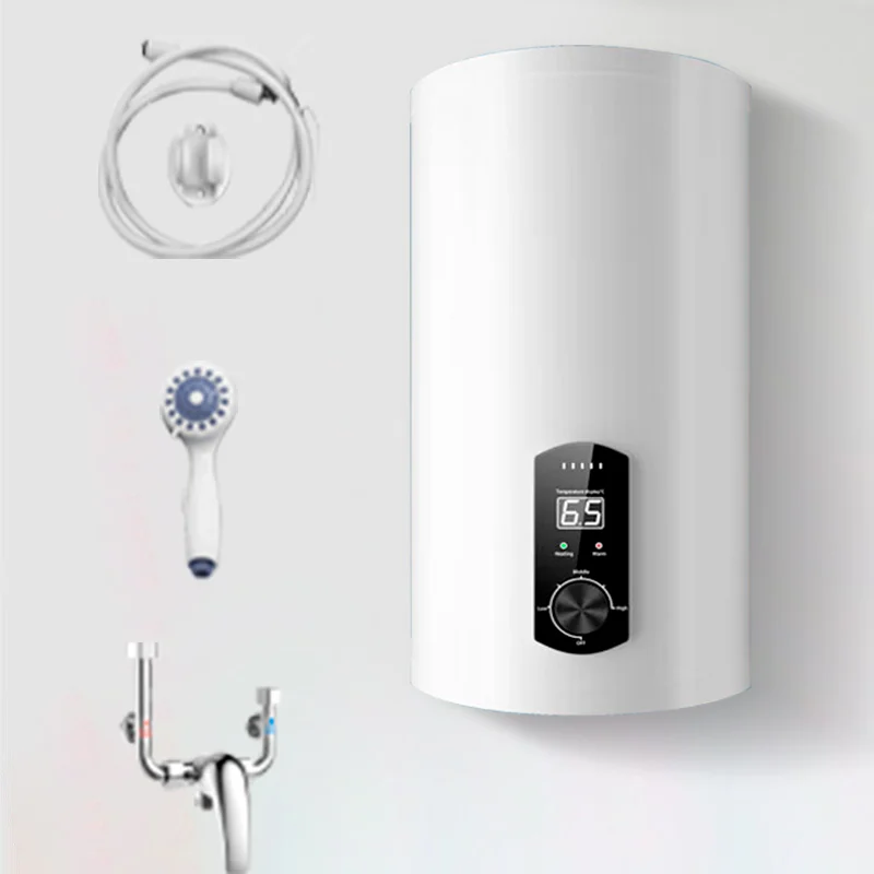 

Energy Efficient Smart Water Boiler 40L-80L Wall Mounted Vertical Electric Water Heater For RV Shower Bath With Smart Features
