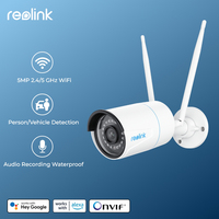 Reolink 5MP WiFi Security Camera 2.4G/5Ghz WiFi Human/Car Detection Surveillance Camera 100ft Night Vision IP67 Waterproof