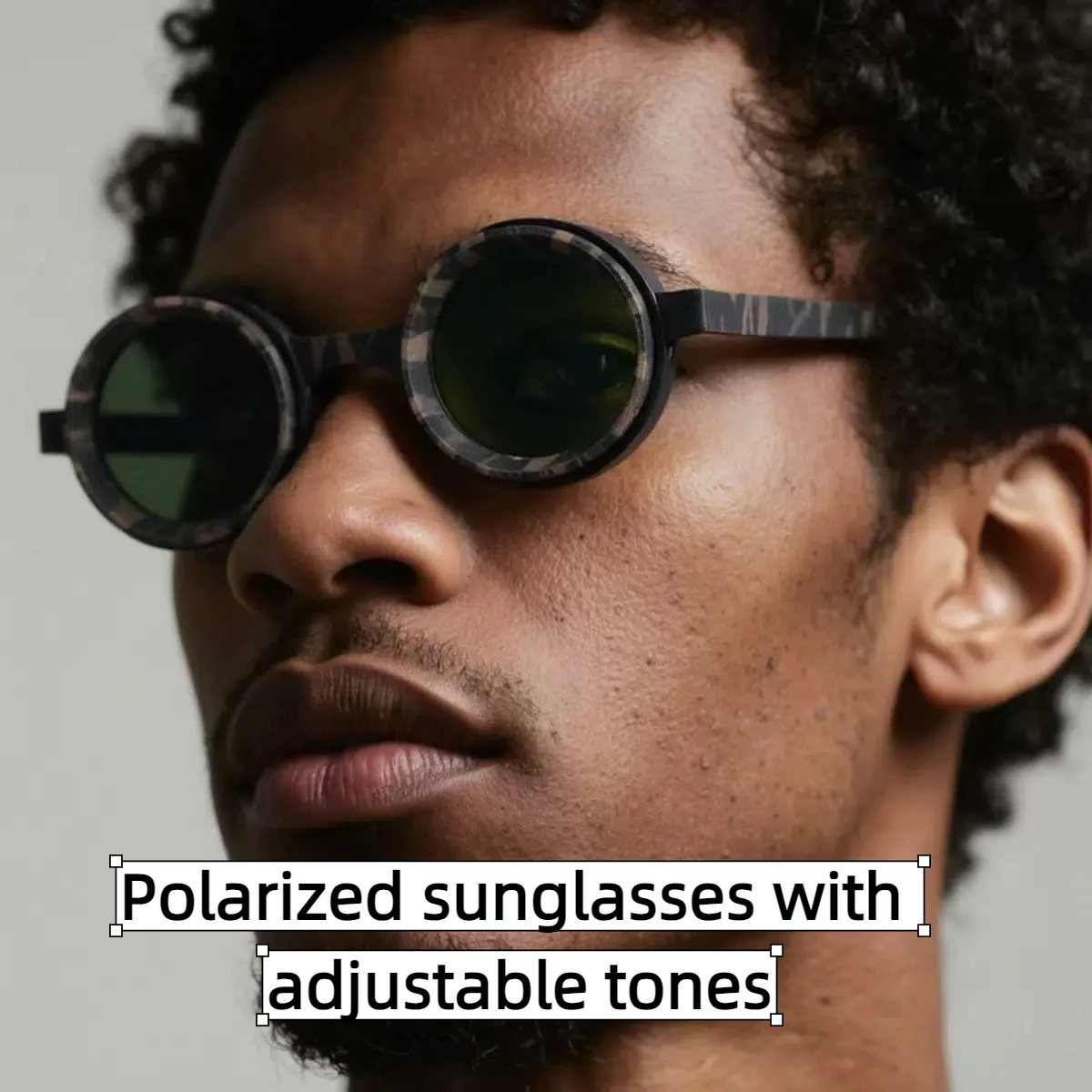 

Hot products 2025: Men's adjustable tone polarized sunglasses, outdoor camping and fishing glasses, retro round sunglasses