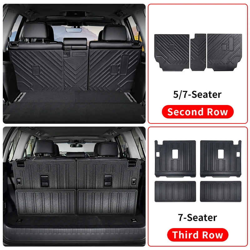 For Toyota Land Cruisert Prado 150 2010-2023 2022 Second Row seat back cushion LC150 Interior upgraded Accessories Modification