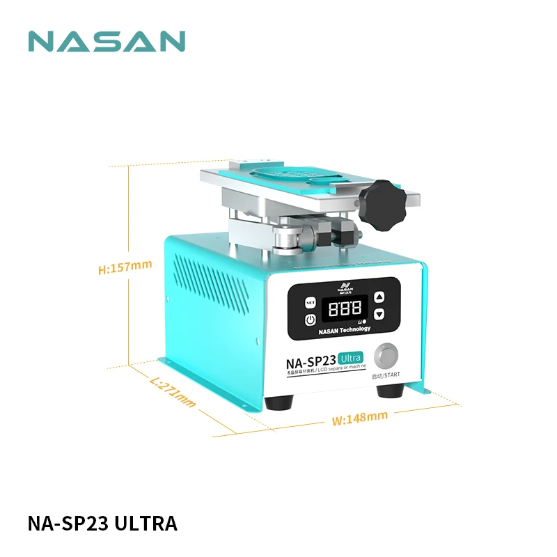 NASAN SP23U LCD Screen Separator for Mobile Phone Glass Screen Separator 7 Inches Super Suction Screen Repair Separation Machine