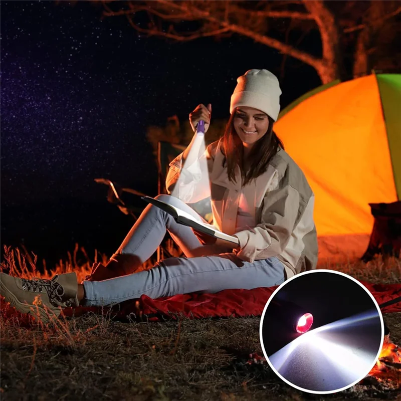 

N08R 14Pcs Mini Torch Key Ring LED Key Pendant Torch Aluminium Small Hand Lamp Torch Children For Outdoor Camping Cycling