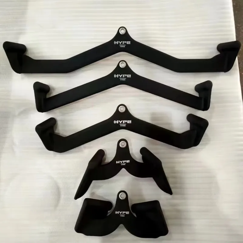 Mag Grip Cable Handle Set, Lat Pulldown Attachments, Multi Purpose High Low Pulley Workout Bars for Gym Training