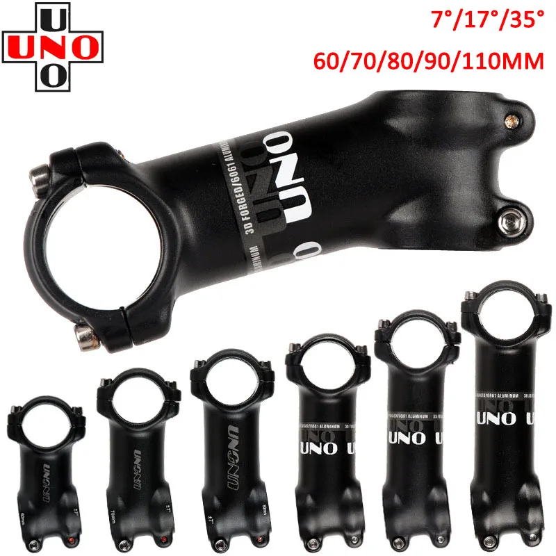 

UNO Road Bicycle Handlebars 7 °/17 °/35 ° Ultra Light 6061 Aluminum Alloy 31.8mm Handlebar Stand Pipe Bicycle Components