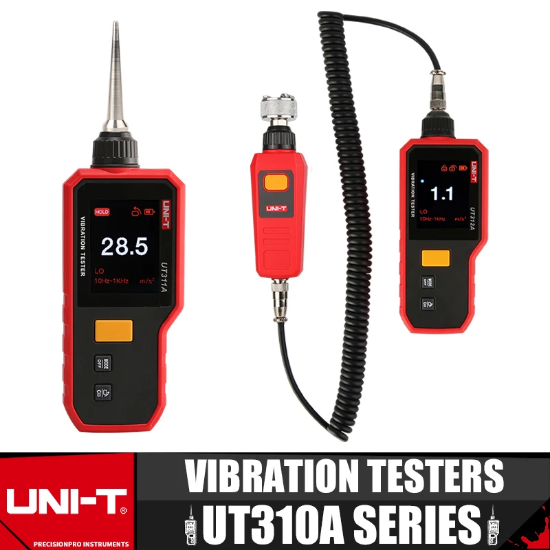 UNI-T UT311A UT312A Handheld Vibration Testers Vibration Power Metallurgic Petrochemical Industries Patrol Detection Equipment