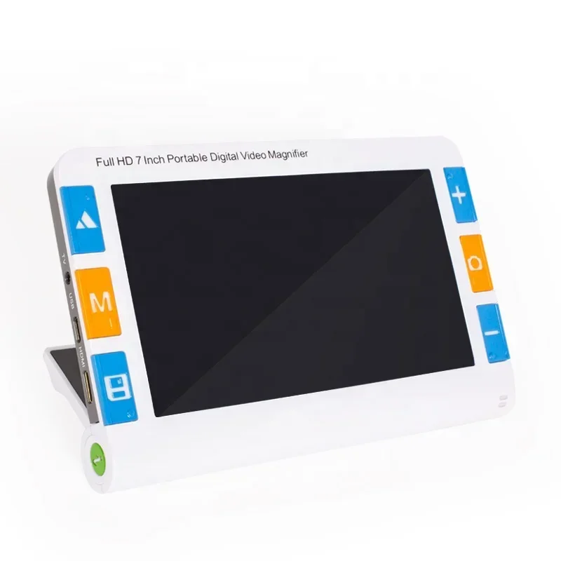 Low vision reading newspaper 24 times magnification electronic digital magnifying glass elderly reading aid