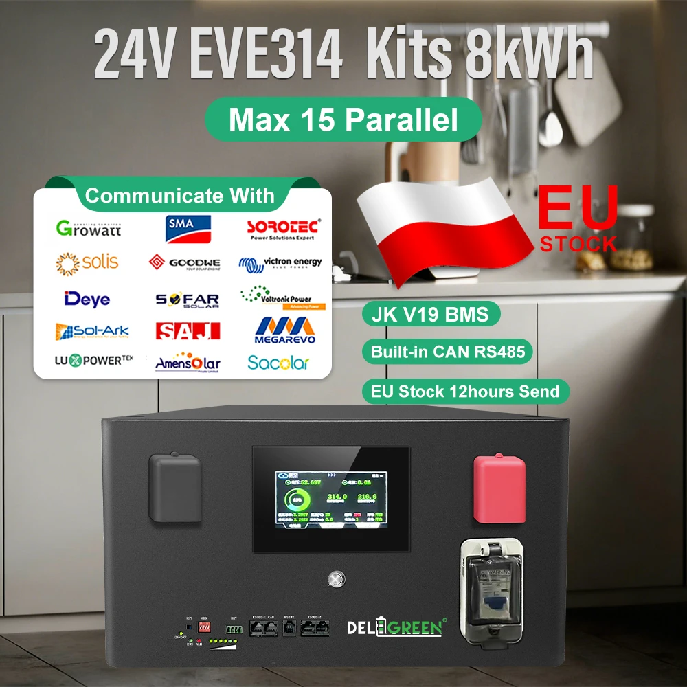 Eu Stock 24V280AH 3…