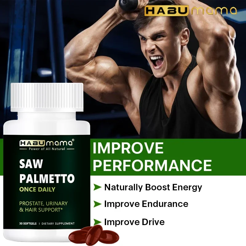 Prostate Saw Palmetto Supplement Men\'s Prostate Health Support Size Supports Urinary Relief Bladder Control