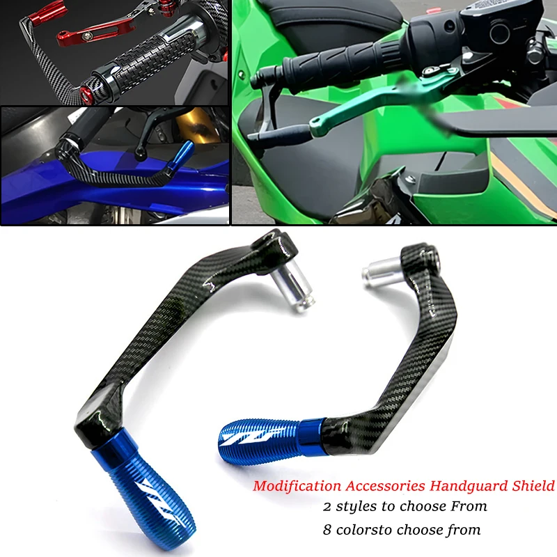 YZF Logo Motorcycle Handlebar Grips Guard Brake Clutch Levers Protector For YZF R1 R3 R6 R15 R125 R25 Accessories