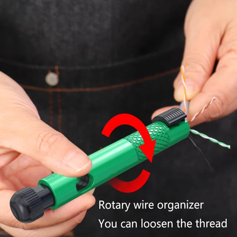 Network Cable Untwist Tool Engineer Straightener For Category 5/6/7 Crystal Cables Combing Wire Pair Separator Easily