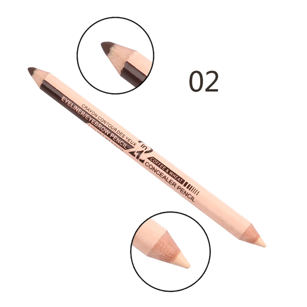 Pack of 12 Eye Brown Pencil Multi-functional Eyes Liner Concealer Pen Make Up