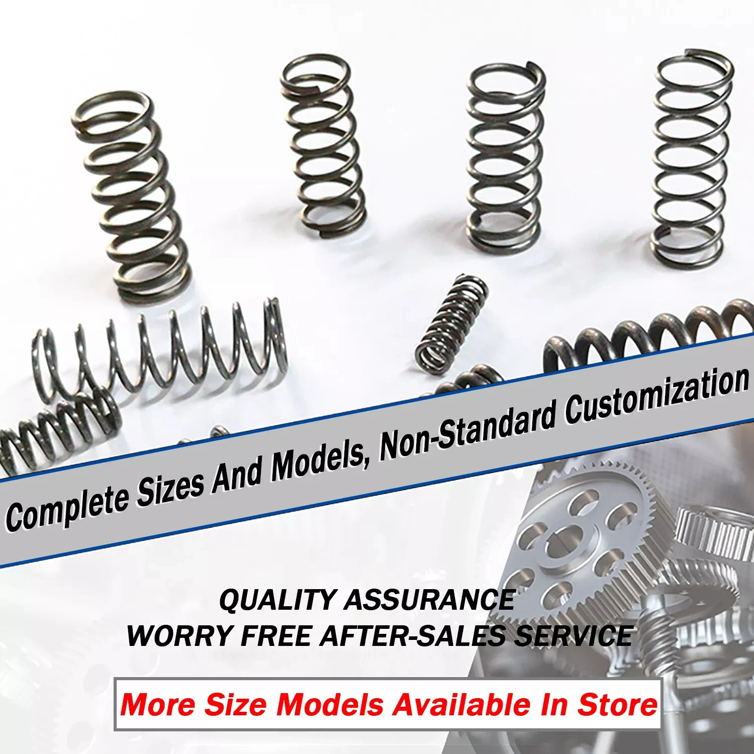 10pcs/Lot Steel Small Compression Springs, 0.2/0.3mm Wire Dia, 1.5-8mm OD, 5-50mm Length