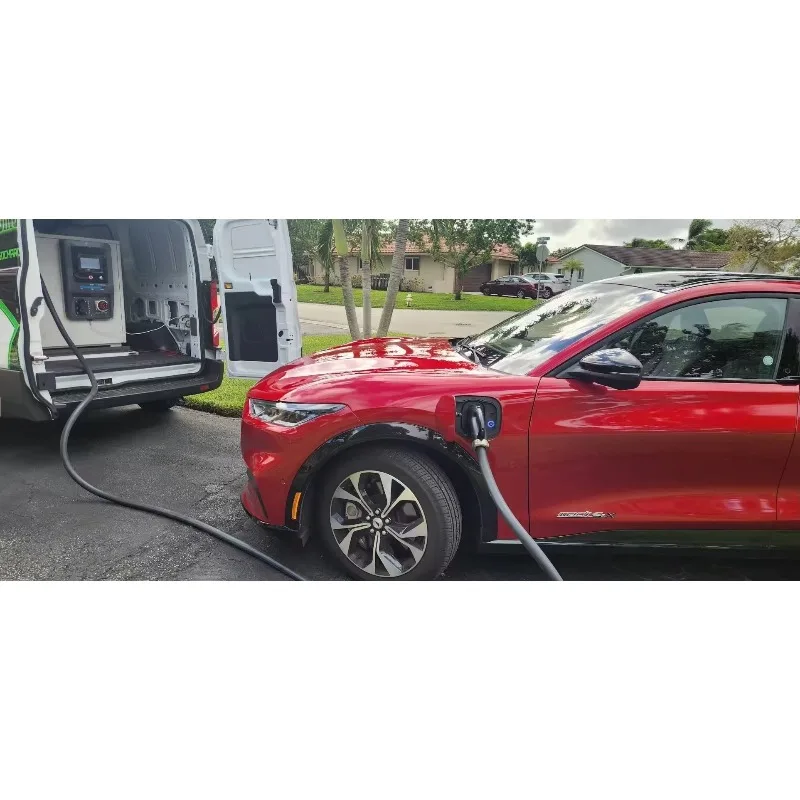 Smart electric vehicle charger with dynamic load balancing and overcurrent protection for daily charging in residential garages