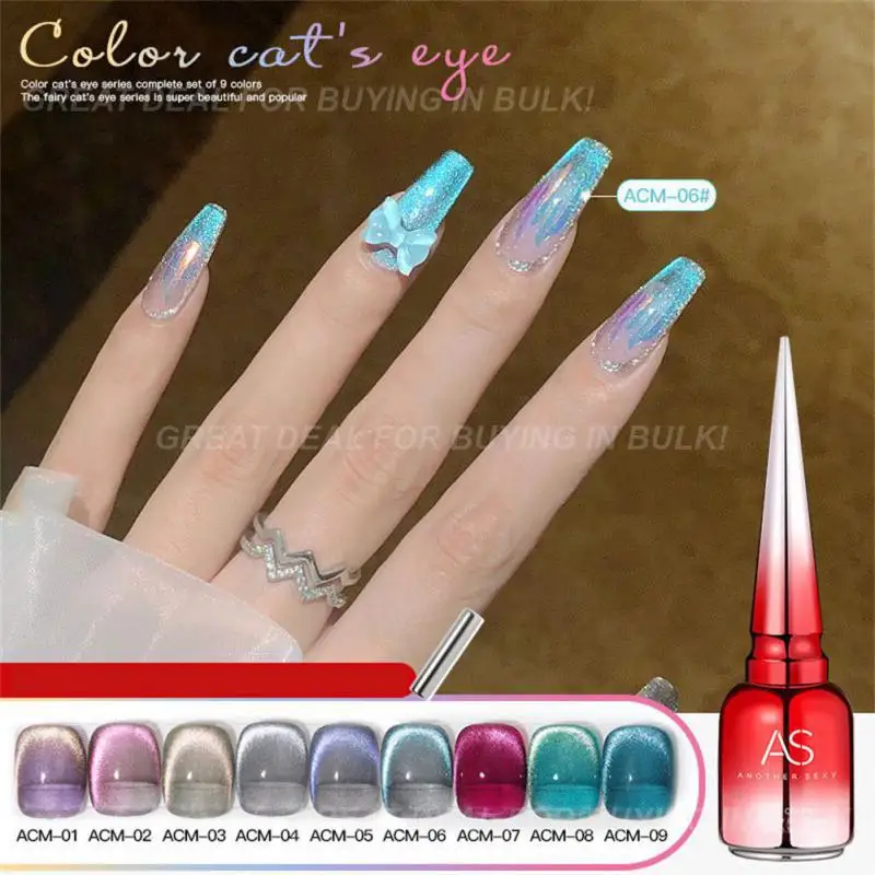 Nagellak Cat Eye Gel Semi Permanente Uv Vernis Gel Nail Art 8ML Glitter Effect Off Nagellak Gel voor Nagels Ontwerp TSLM1