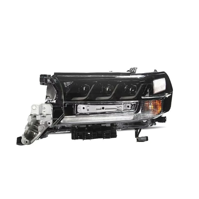Suitable for 201-2021 model Land Cruiser LC200 modified , three-lens headlights, front lights