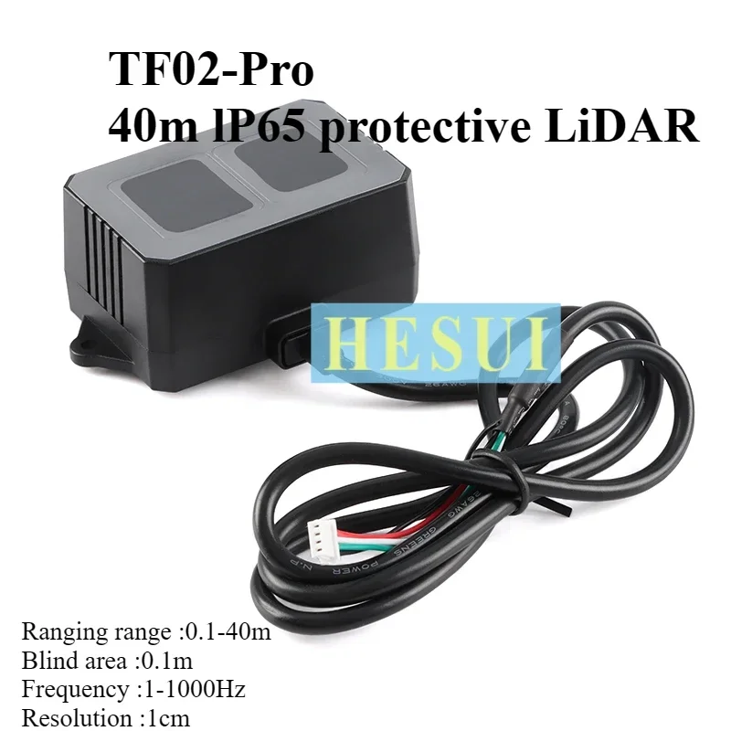 Original TF02-Pro lidar high frequency outdoor anti-strong light 40 meters medium range single point ranging sensor