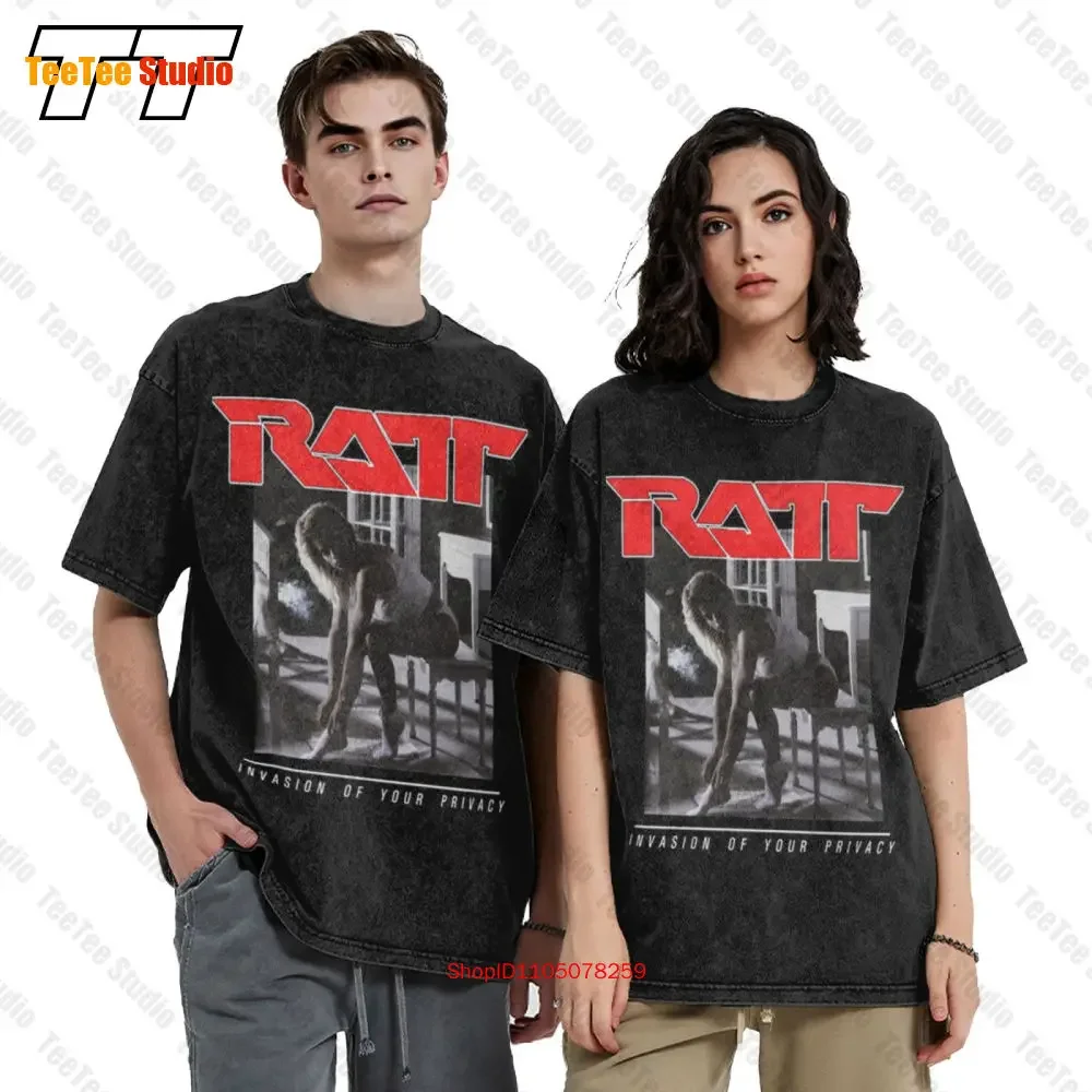 Ratt-Invasion Of Your Privacy Vintage Oversized T-Shirt SKJ5