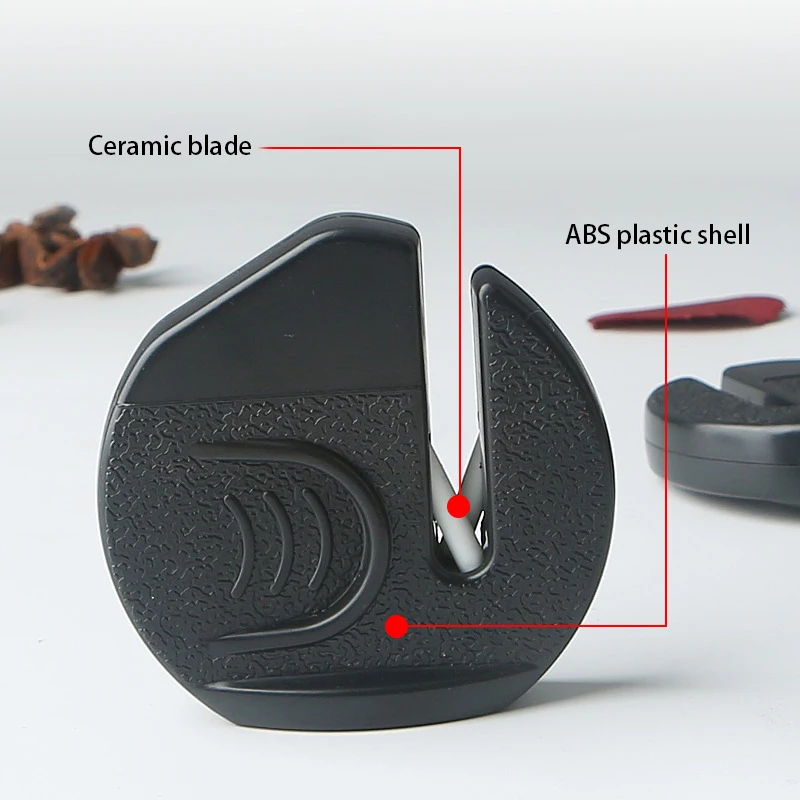 Mini Portable Knife Sharpener Kitchen Household Handheld Grindstones Convenient Quick Whetstone Multifunction Sharpeners image 4