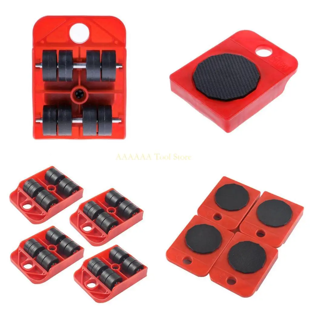 A2BE 4pcsmoves мебельный инструмент Транспортный переключатель движущийся колес