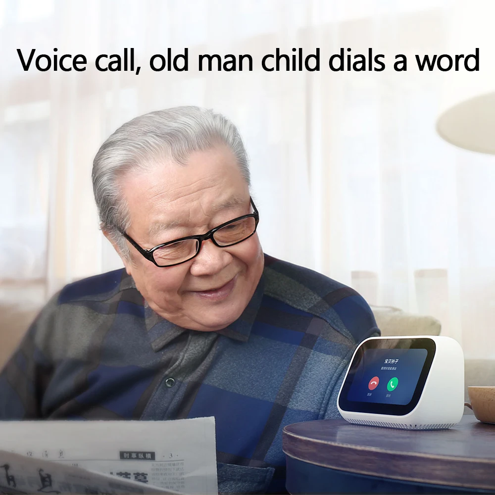 Altoparlante Touch Screen Xiaomi AI Bluetooth 5.0 sveglia con Display digitale da 3.97 pollici connessione intelligente WiFi per altoparlante Mi intelligente