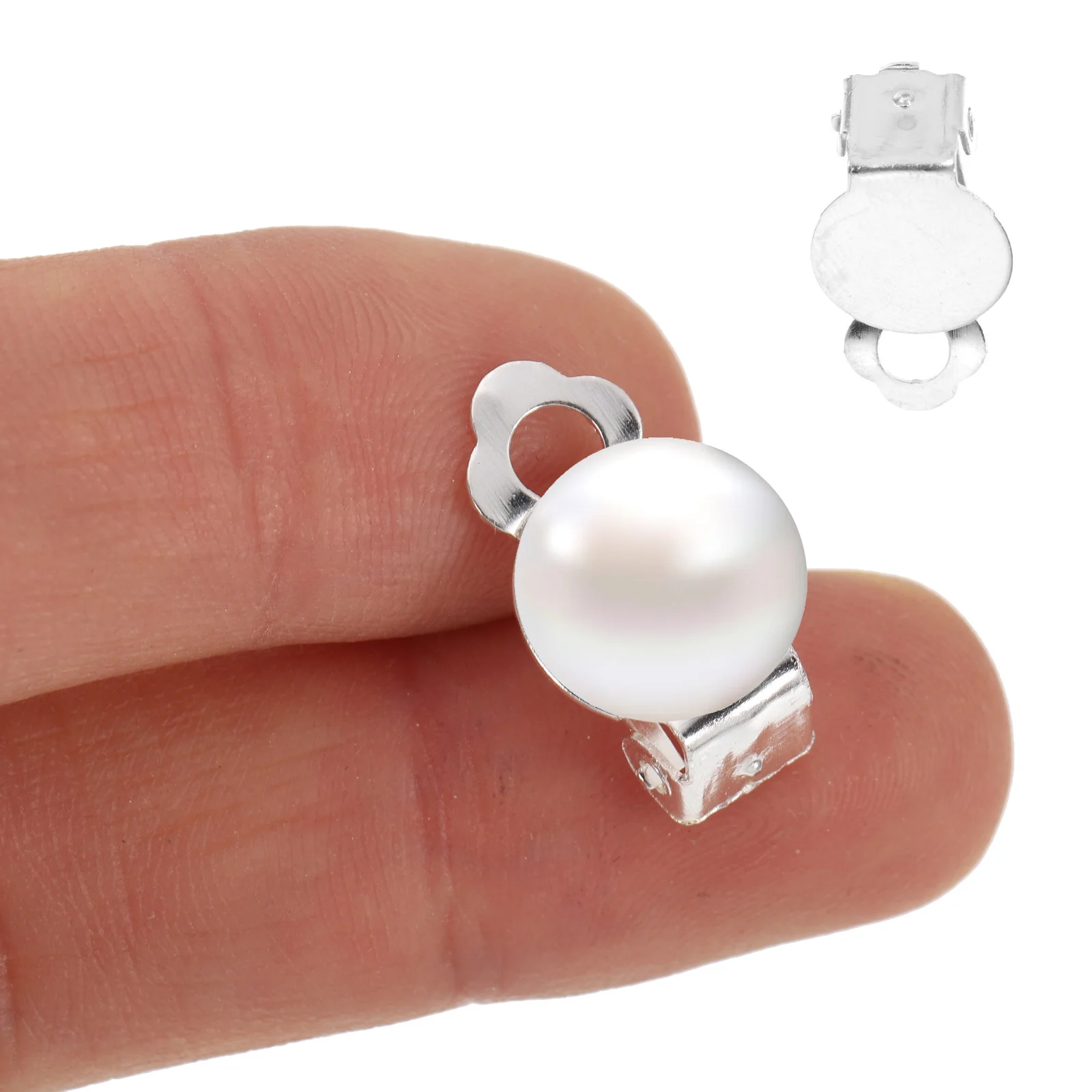 

100pcs Clip On Earrings For Women Non Piercing Ear Clips Alloy Jewelry Gift Valentine Christmas Birthday Halloween Ear