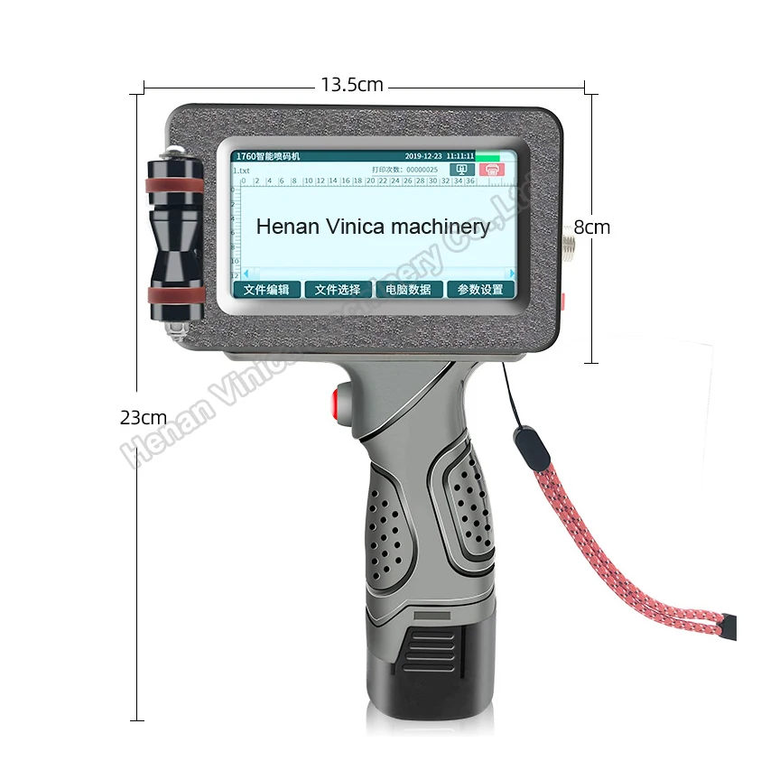 Handheld Inkjet Printer Write Arabic Spanish Russia for Production Line