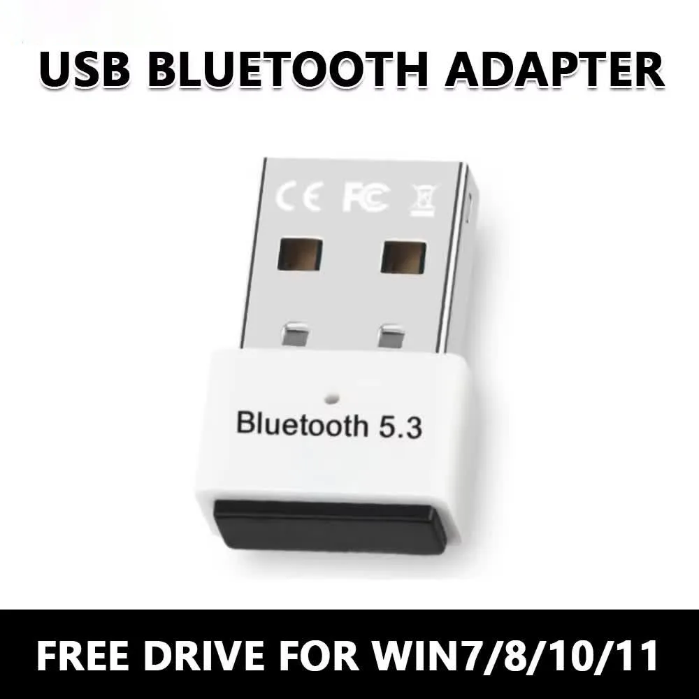 

Беспроводной USB-адаптер Bluetooth 5,3, приемник BT, бесплатный драйвер для ПК, ноутбука, 7 устройств, подключение на расстояние 20 метров, адаптер, ключ
