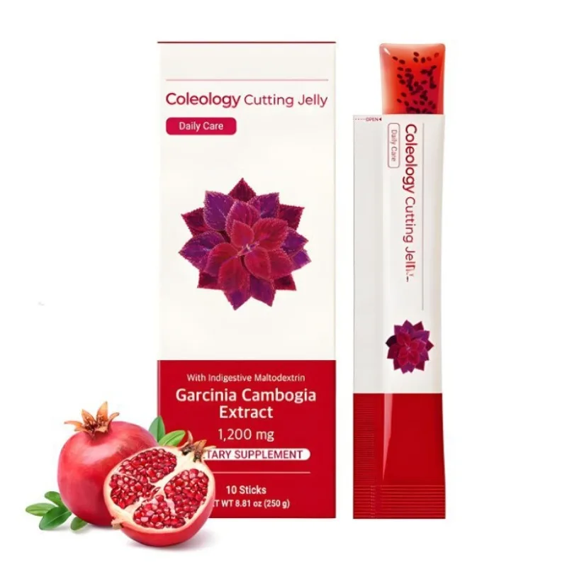 الرعاية الصحية ألواح هلام الرمان 10 قطعة مكمل Garcinia Cambogia قطع أعواد الجيلي تحسن صحة الجهاز الهضمي