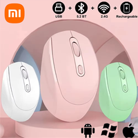 Xiaomi Mouse Wireless Silent Bluetooth 2.4G Dual Mode For MacBook Laptop PC Game Office Rechargeable 1600 Dpi Game Mouse