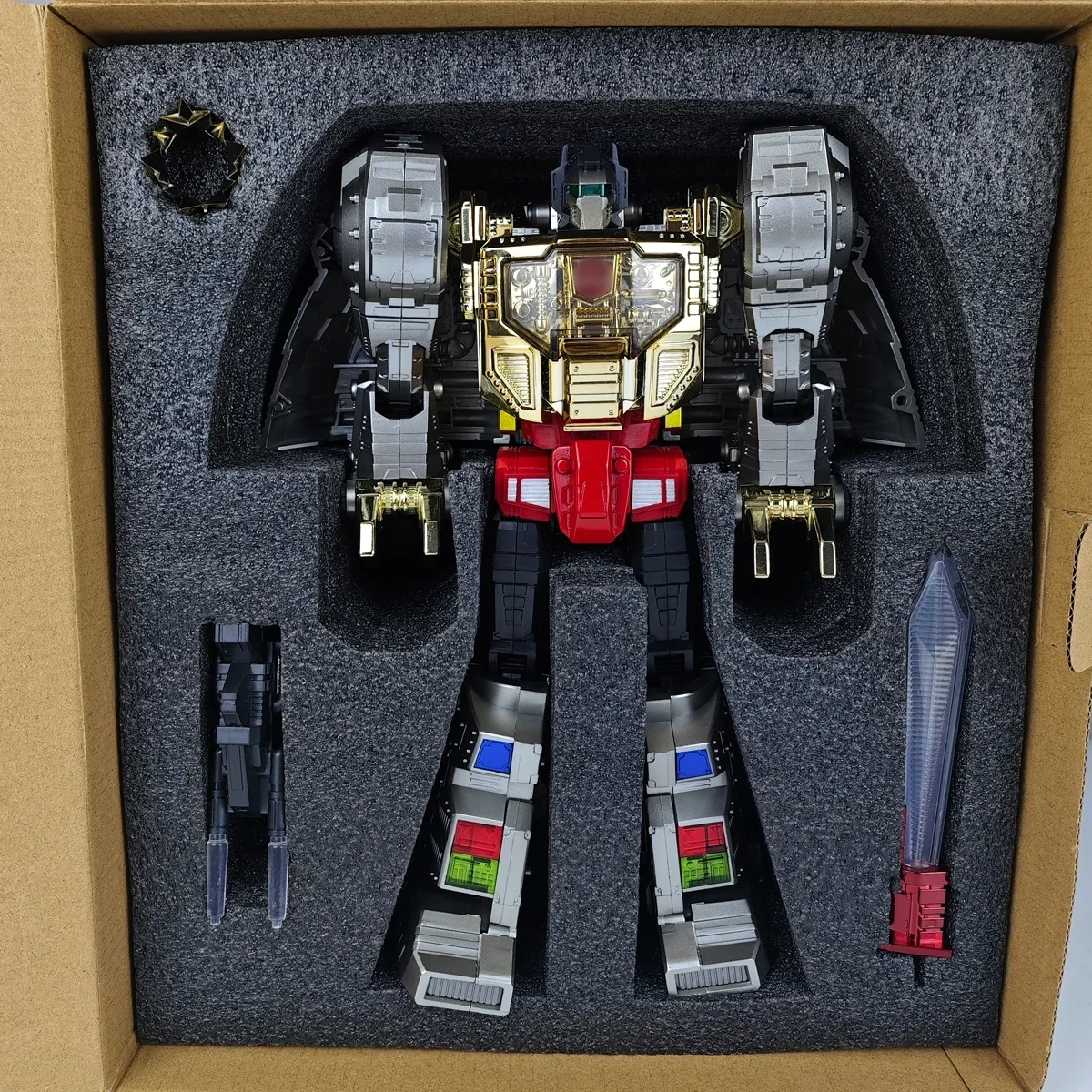 Grimlock Mp-08 Transformation ของเล่น Mp08 สีโลหะขยาย Ko รุ่น 29 ซม.Action Figure Collection โต๊ะของเล่น