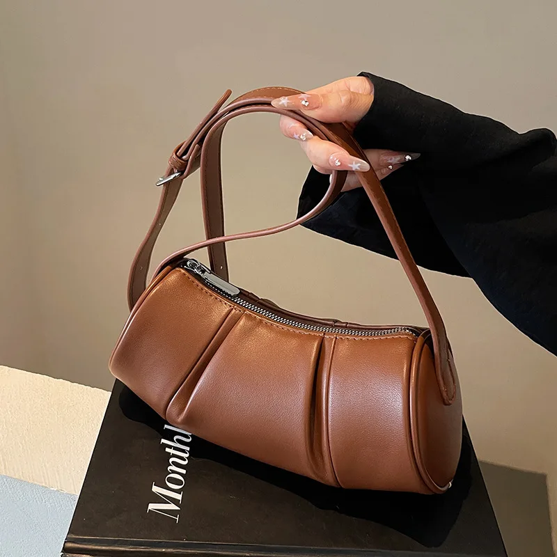 

Retro Brown Crossbody Bag for Women Shoulder Bags Versatile Armpit Bags Purse and Handbags Designer Bags Сумка Женская Bolsos