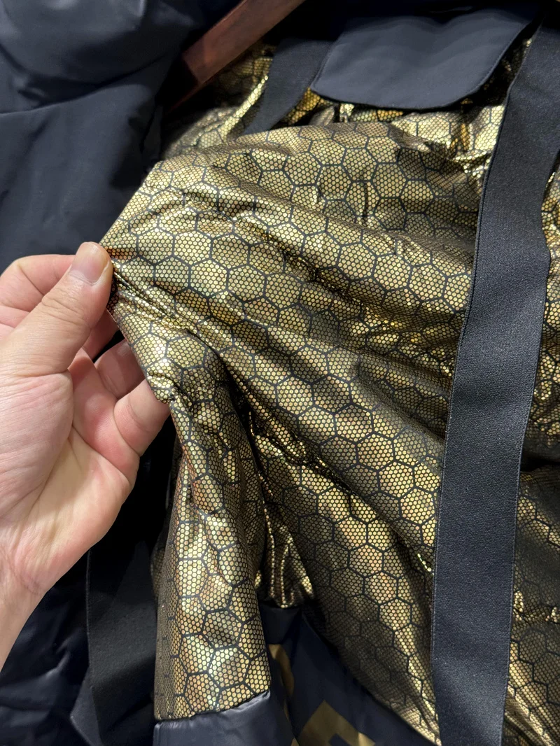 

High-End Men's Outdoor Waterproof down Jaet aphene Inner 90 Du down Filling Warm Faionable Urban Sle Workwear...