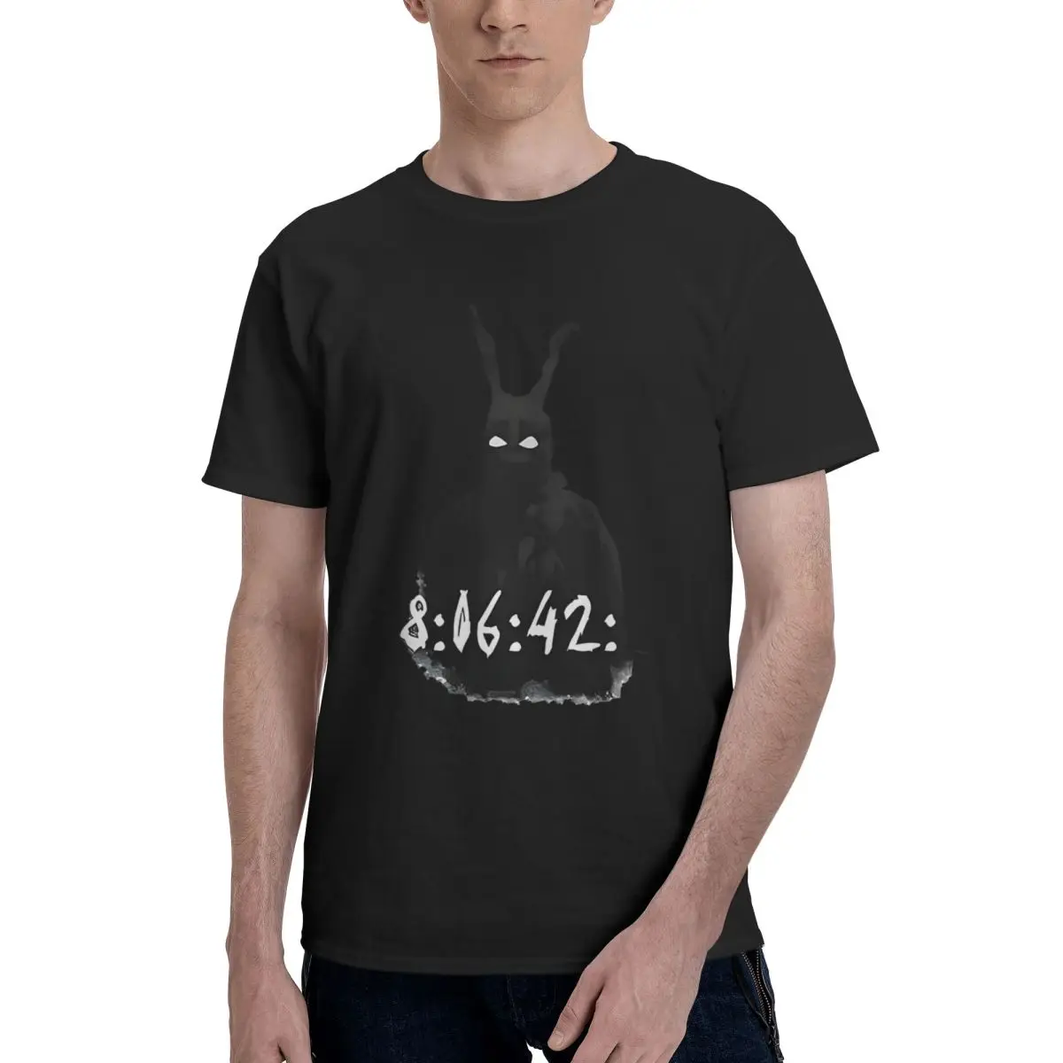 Donnie Darko Inspired 100% Cotton Casual Breathable Soft All-Season Confortable T-Shirt Football Shirts 2025 Men's Tops